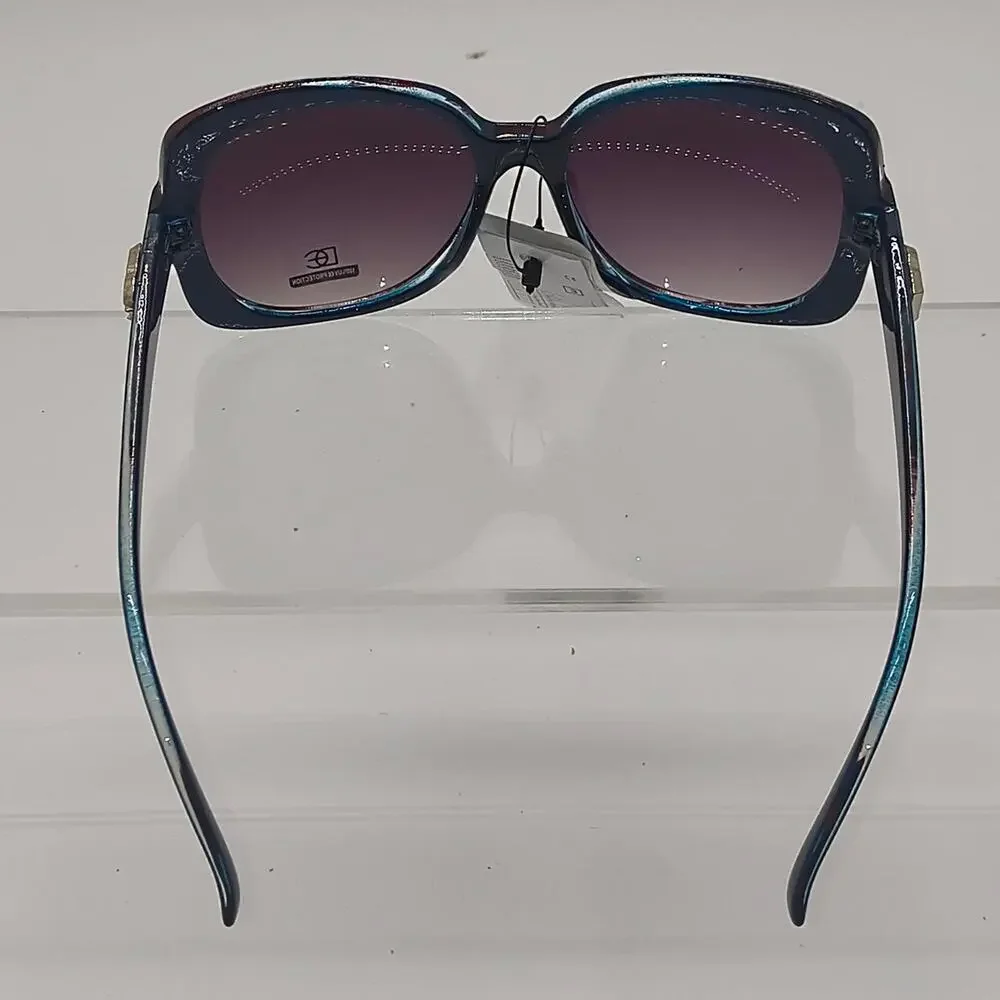 Designer inspired sunglasses in navy